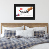 QUIT ROKING CANVAS AFDRUK (Insitu (Slaapkamer))