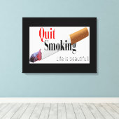 QUIT ROKING CANVAS AFDRUK (Insitu (Houten vloer))