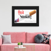 QUIT ROKING CANVAS AFDRUK (Insitu (Woonkamer))