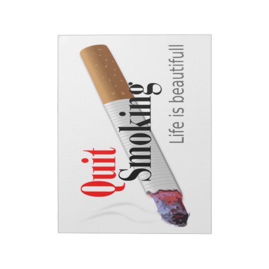 QUIT ROKING NOTITIEBLOK (Linkerzijde)