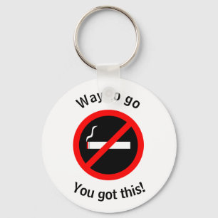Quit Smoking Congratulations Sleutelhanger