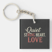QUIT Strong Heart Love  Sleutelhanger (voorkant)