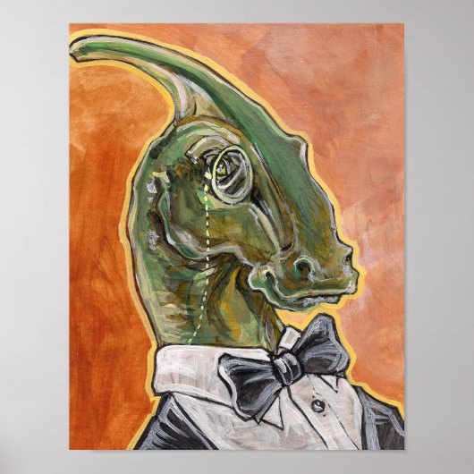 Quite Dinosaur Poster (Voorkant)