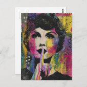 Quite Mixed Media Collage Briefkaart (Voorkant / Achterkant)