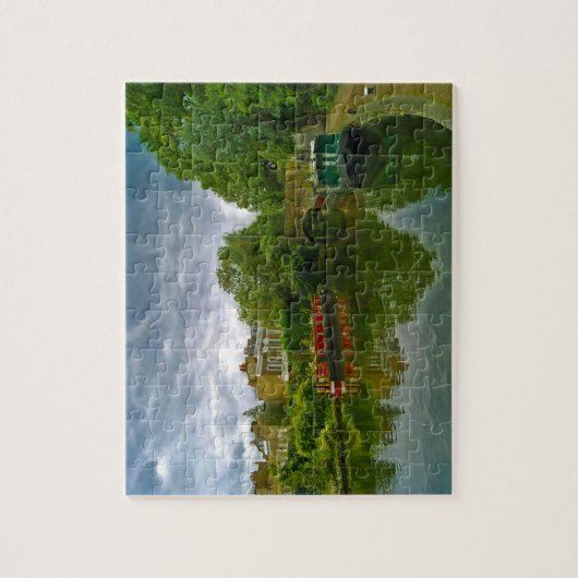 Quite River Scene London. Legpuzzel (Verticaal)