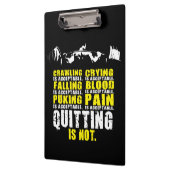 Quitend is niet aanvaardbaar - Motivatie werkresul Klembord (Links)