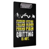 Quitend is niet aanvaardbaar - Motivatie werkresul Klembord (Rechts)