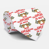 Quiting is geen optie barbell gewichtstoename stropdas (Opgerold)