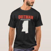 Quitman Mississippi USA State America Travel Missi T-shirt (Voorkant)