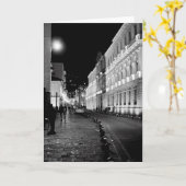 Quito bij nacht Blanco Notecard Kaart (Gele Bloem)