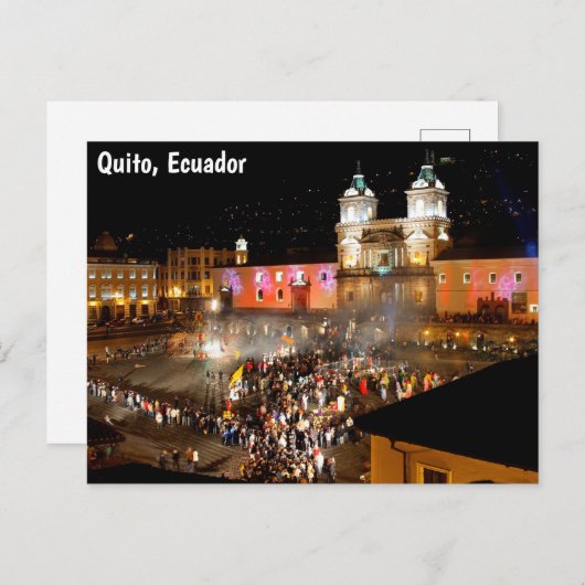 Quito Briefkaart (Voorkant / Achterkant)