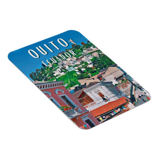 Quito, de hoofdstad van Ecuador Magneet (Rechterzijde)
