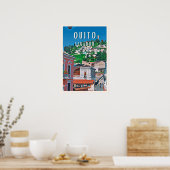 Quito, de hoofdstad van Ecuador Poster (Keuken)