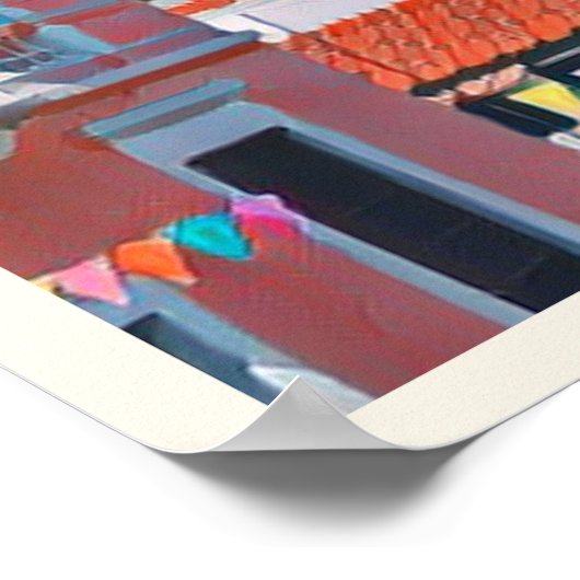 Quito, de hoofdstad van Ecuador Poster (Hoek)