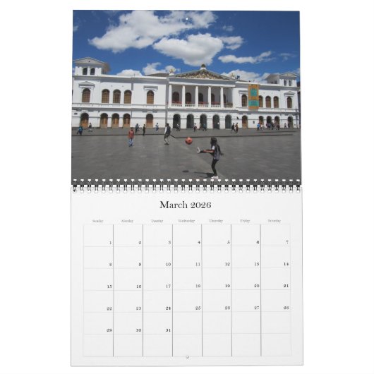 Quito Ecuador 2025 Kalender (Mar 2026)