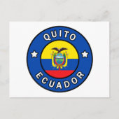 Quito Ecuador Briefkaart (Voorkant)