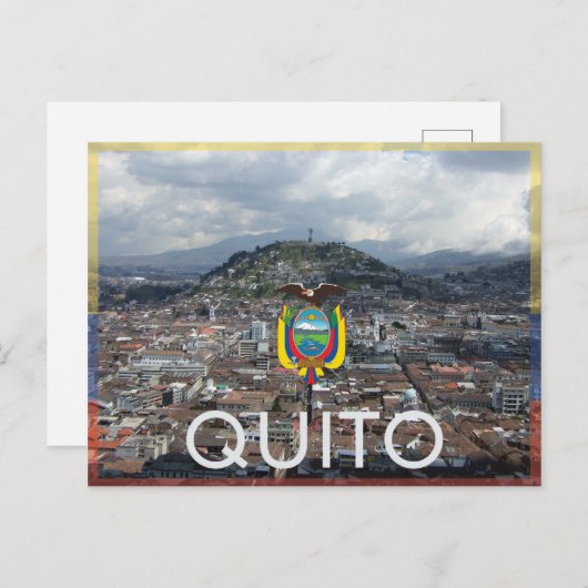 Quito - Ecuador Briefkaart (Voorkant / Achterkant)