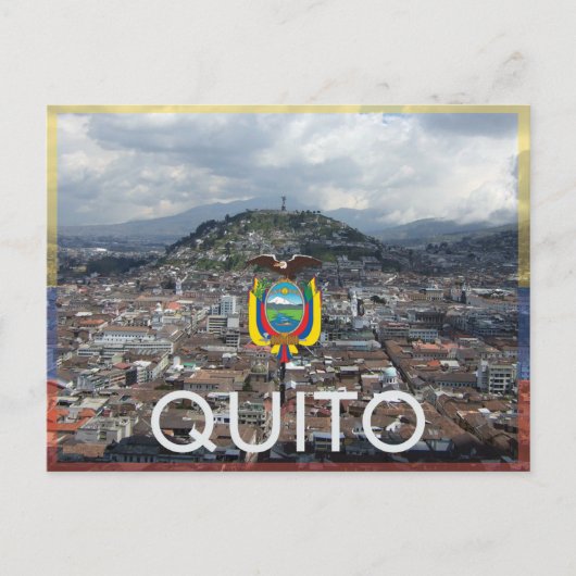 Quito - Ecuador Briefkaart (Voorkant)