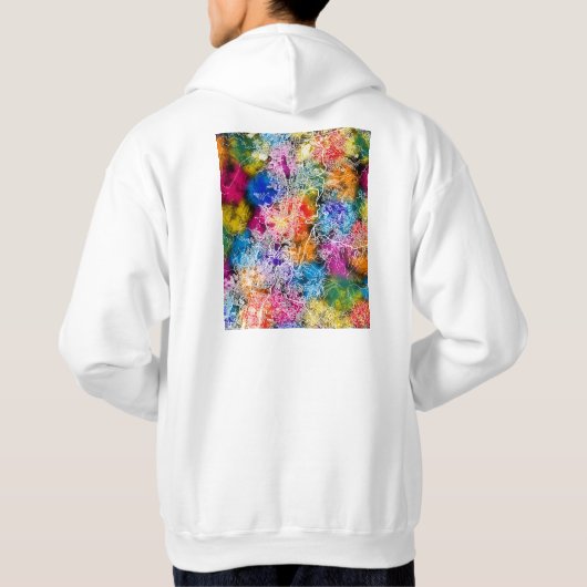 Quito Ecuador City Map Hoodie (Achterkant)