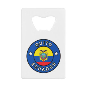 Quito Ecuador Creditkaart Flessenopener