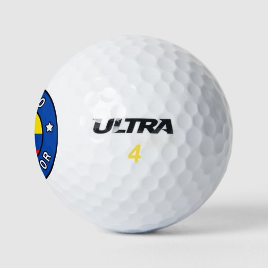 Quito Ecuador Golfballen (Logo)