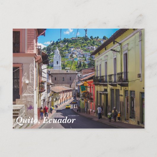 Quito, Ecuador Historic Downtown Briefkaart (Voorkant)