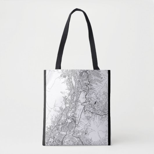 Quito Ecuador Kaart Tote Bag (Voorkant)