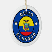 Quito Ecuador Keramisch Ornament (Rechts)