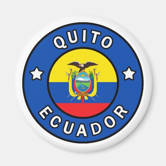 Quito Ecuador Magneet (Voorkant)