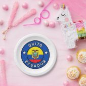 Quito Ecuador Papieren Bordje (Feest)