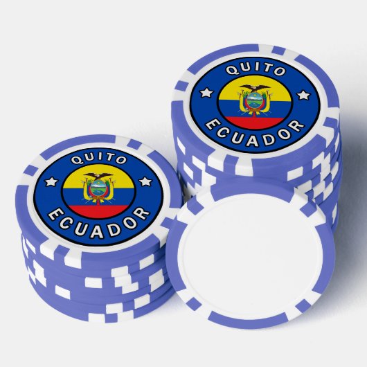 Quito Ecuador Pokerchips (Opstapeling)