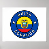 Quito Ecuador Poster (Voorkant)