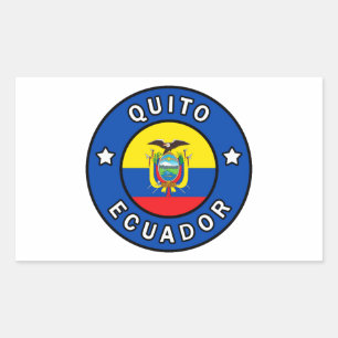 Quito Ecuador Rechthoekige Sticker