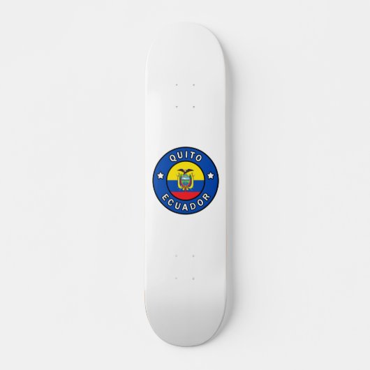 Quito Ecuador Skateboard (Voorkant)