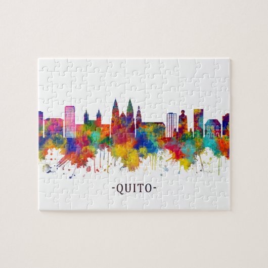 Quito Ecuador Skyline Legpuzzel (Horizontaal)