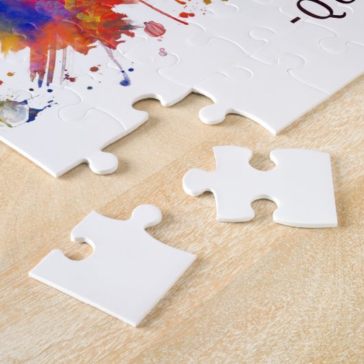 Quito Ecuador Skyline Legpuzzel (Zijkant)