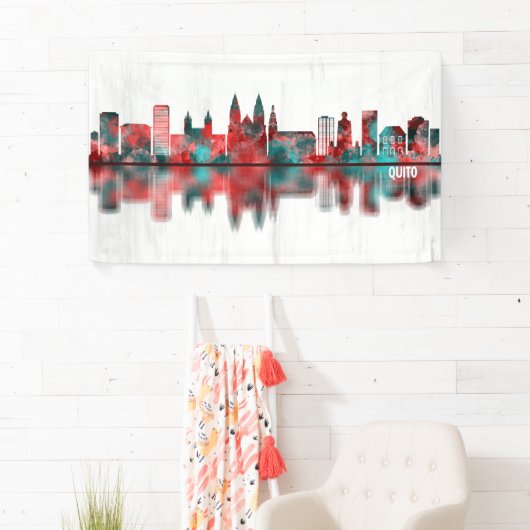 Quito Ecuador Skyline Spandoek (Insitu)