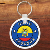 Quito Ecuador Sleutelhanger (Voorkant)