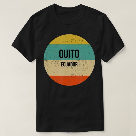 Quito Ecuador T-shirt (Design voorkant)