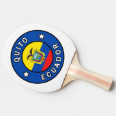 Quito Ecuador Tafeltennisbatje (Zijkant)