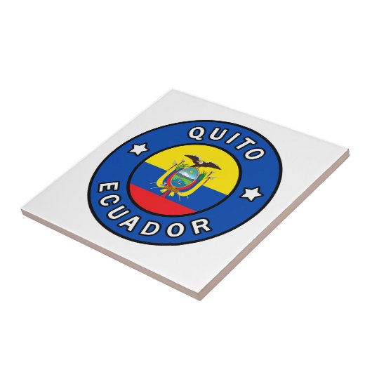 Quito Ecuador Tegeltje (Zijkant)