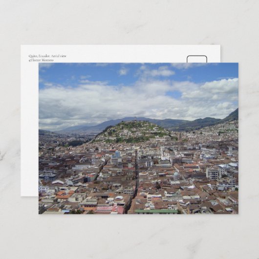 Quito, Ecuador uitzicht Briefkaart (Voorkant / Achterkant)
