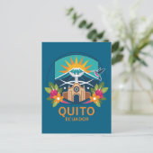 Quito Ecuador Zuid-Amerika Briefkaart (Staand voorkant)