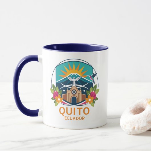 Quito Ecuador Zuid-Amerika Mok (Met donut)