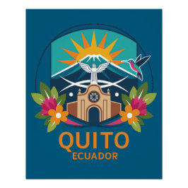 Quito Ecuador Zuid-Amerika Perfect Poster