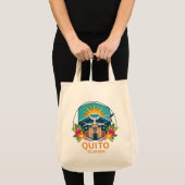 Quito Ecuador Zuid-Amerika Tote Bag (Voorkant (product))