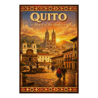 QUITO – Heart of the Andes Perfect Poster