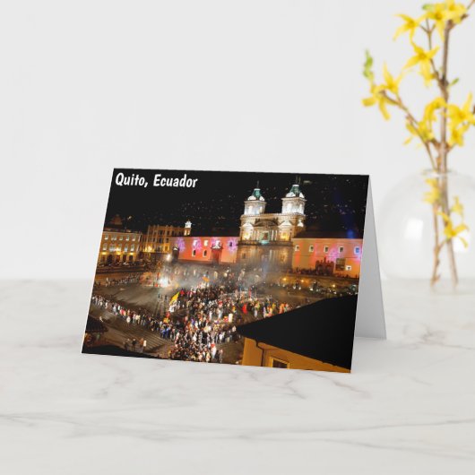 Quito Kaart (Gele Bloem)