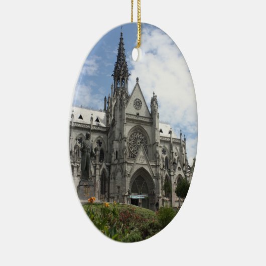 Quito Kerstmis Keramisch Ornament (Rechts)