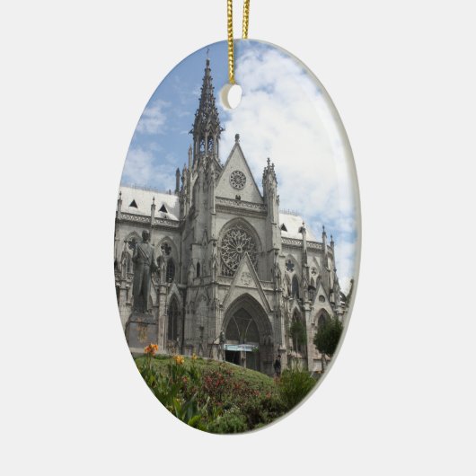 Quito Kerstmis Keramisch Ornament (Links)